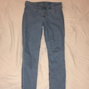Blue jeans skinny